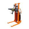 NIULI Factory Electric Oil Drum Lifter Truck Lifting Equipment Hydraulic Motorized Forklift Porter Lifter Oil Drum Stacker