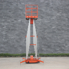 NIULI Mobile Hydraulic Double Mast Aluminium Alloy Lift Table Aerial Work Platform