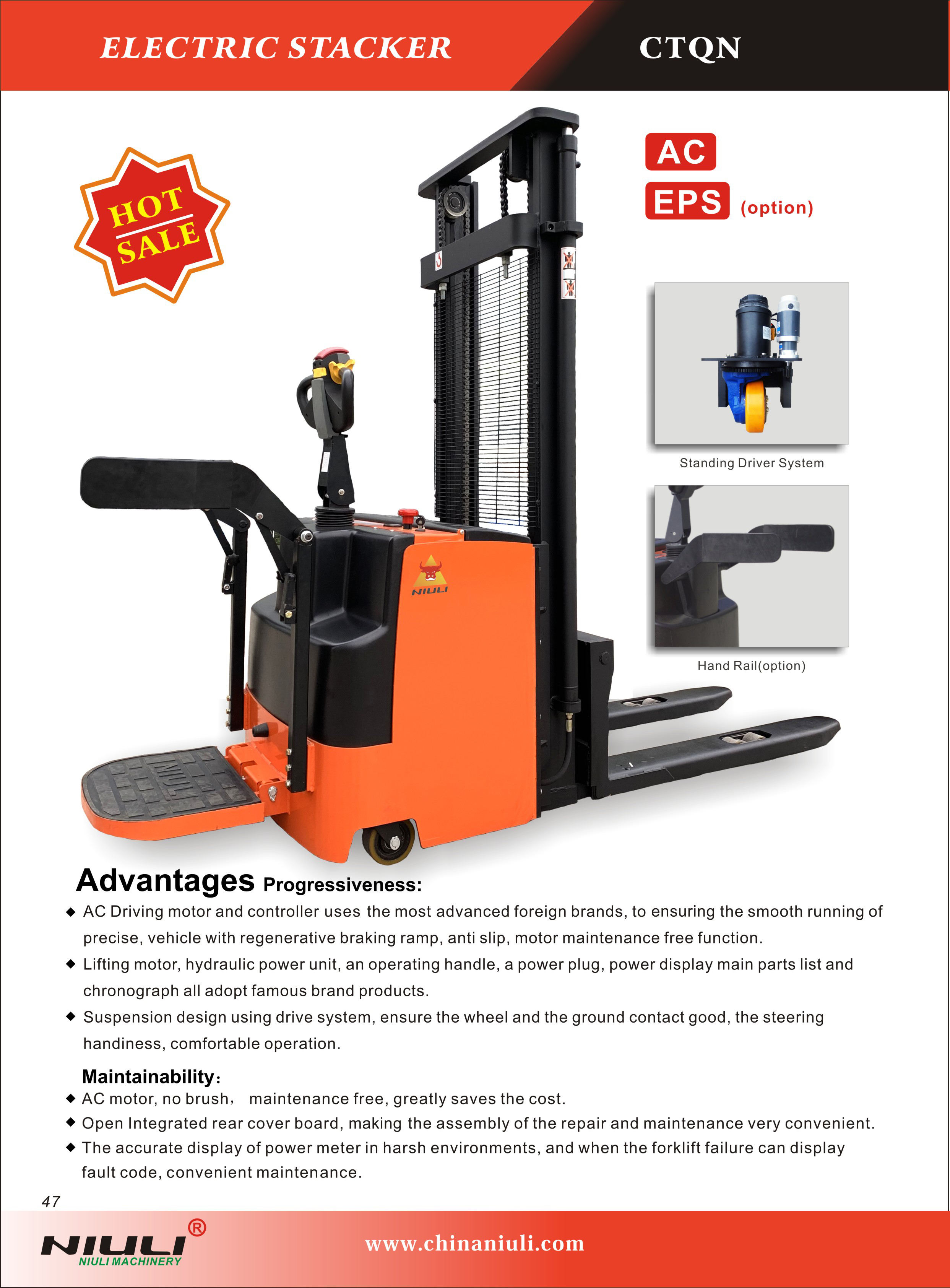 pallet stacker forklift