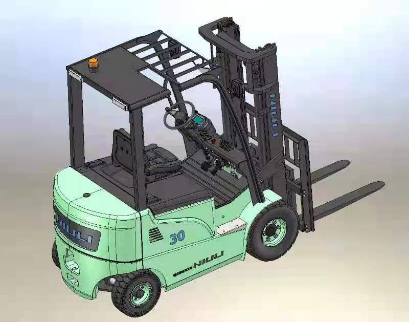 FORKLIFT reach truck