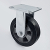 Heavy duty aluminum core rubber catster wheel